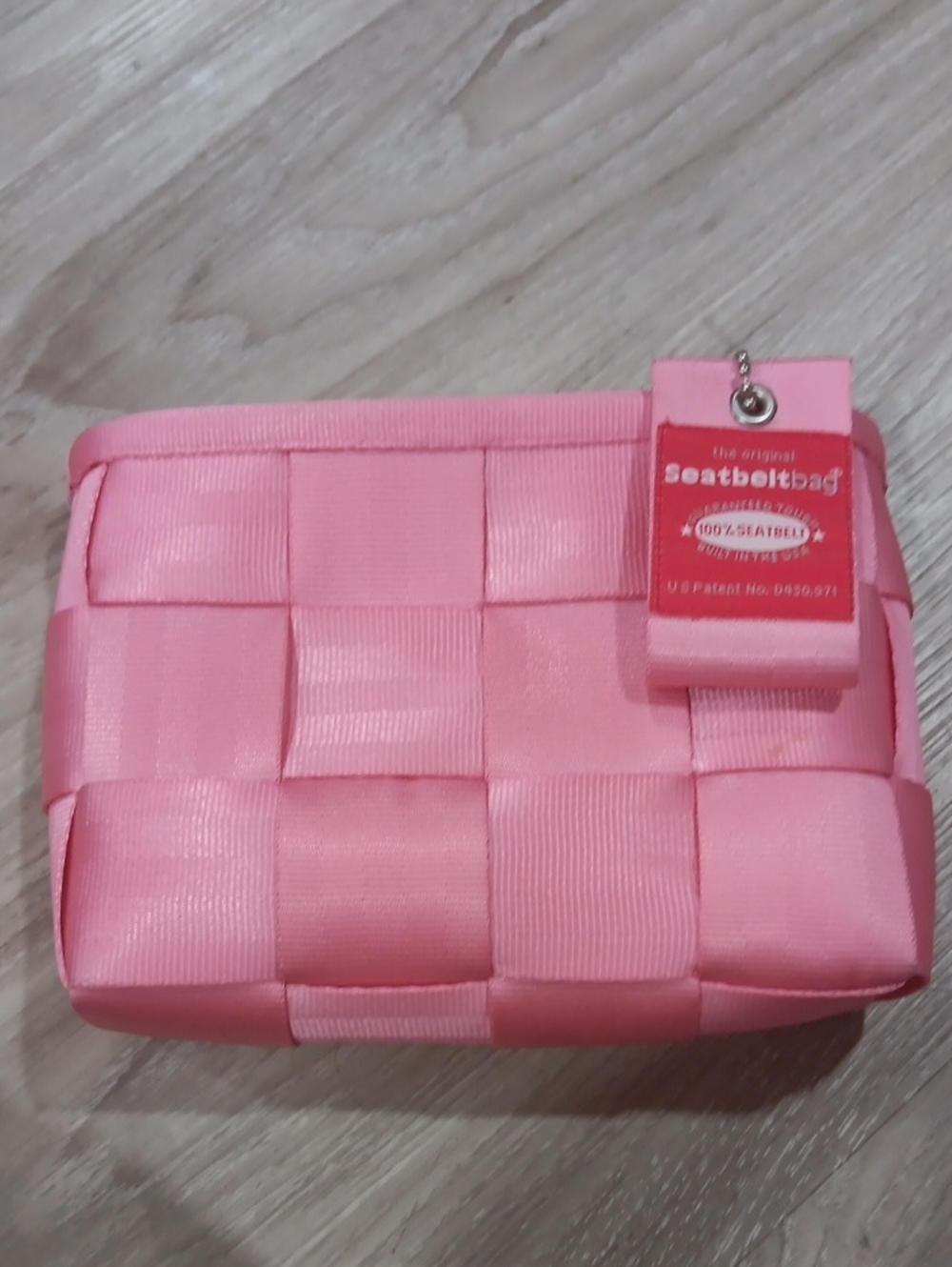 Harveys Pink Seatbelt Makeup Bag